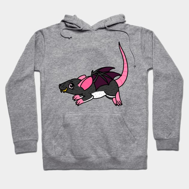 Vampire Rat Hoodie by Rad Rat Studios